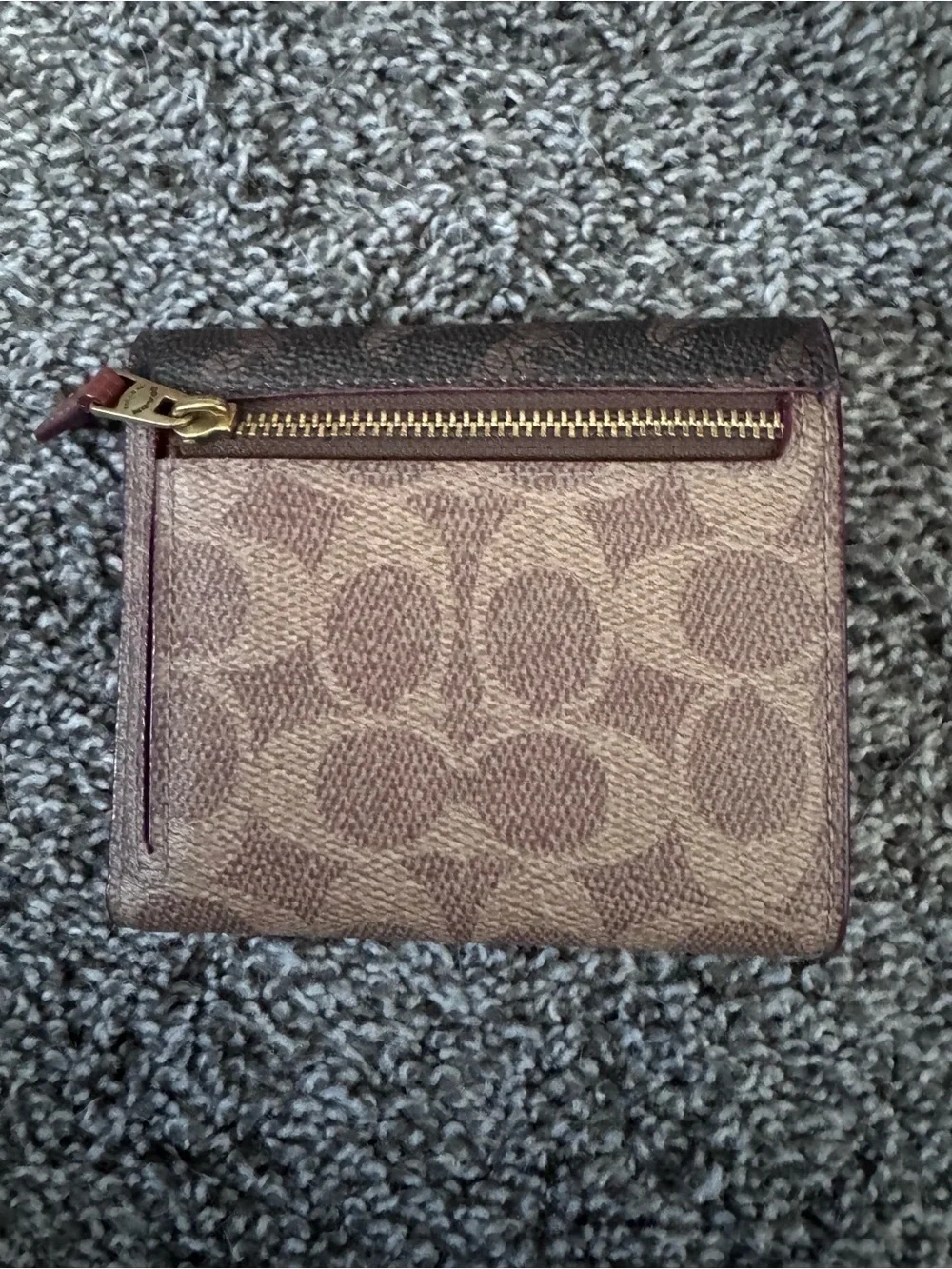 Coach trifold wallet